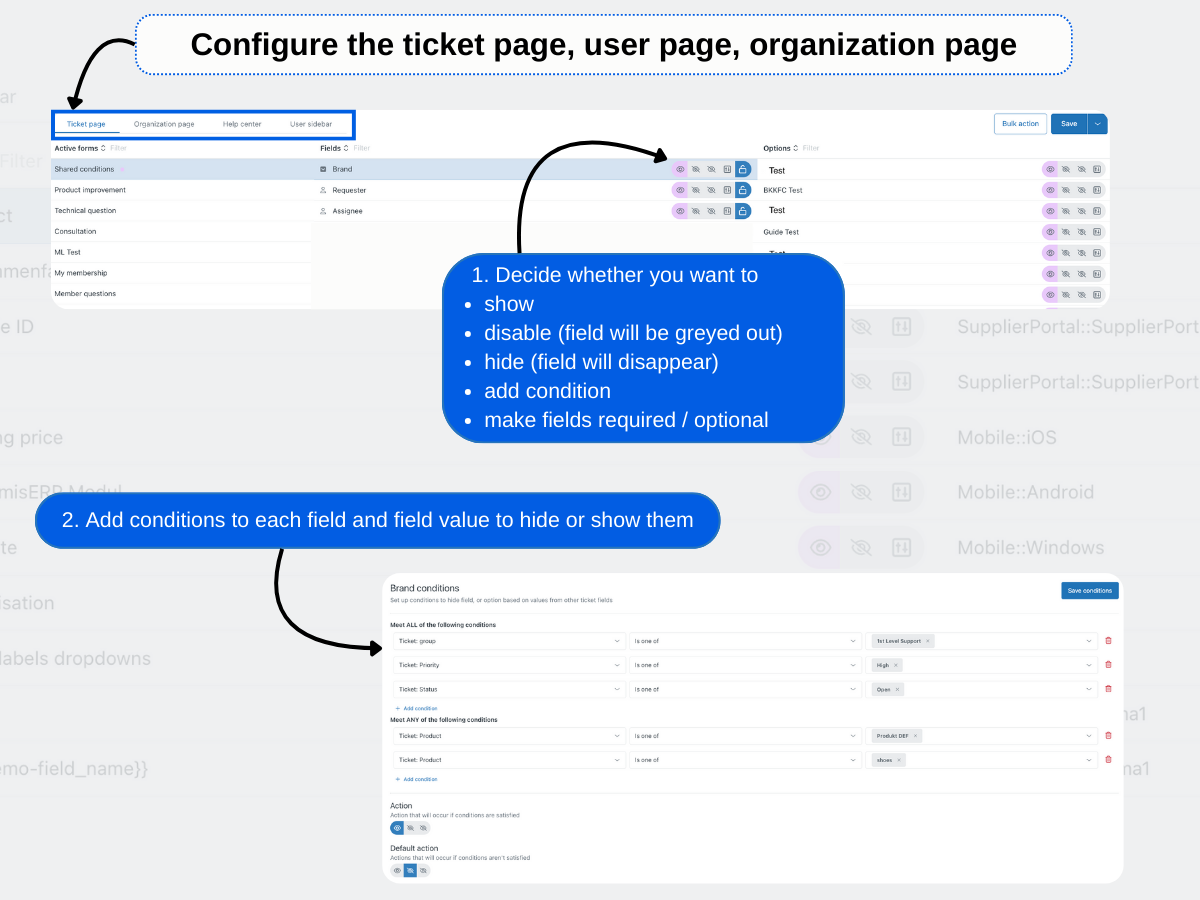 Conditional Fields for Zendesk by Leafworks