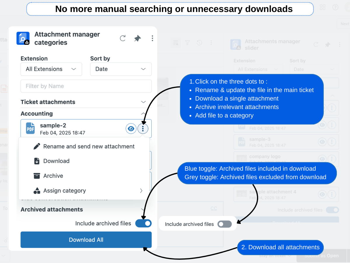 Leafworks Attachment manager für Zendesk